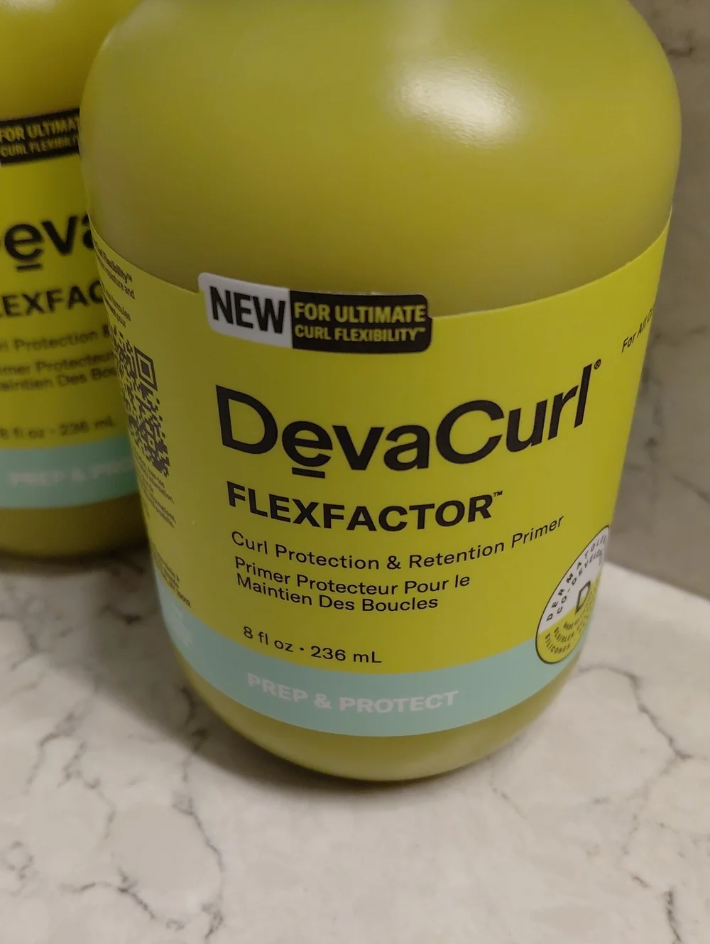 NEW Lot Of 2 DevaCurl FlexFactor Curl Protection & Retention Primer 8 Fl Oz EACH